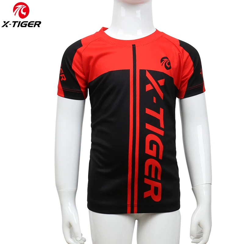 Летняя быстросохнущая Футболка X Tiger детская трикотажная футболка с коротким