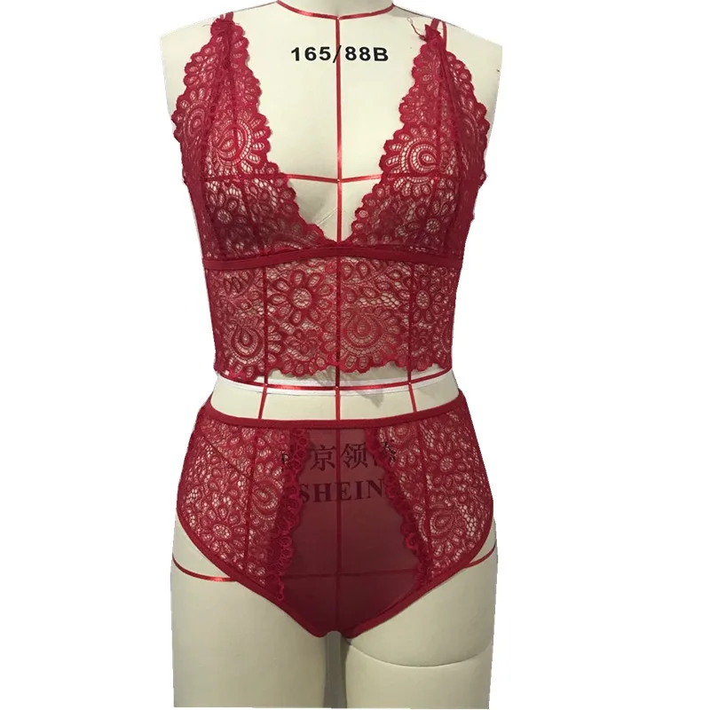 

Foreign trade wholesale perspective screen sexy lace fun underwear set 1031