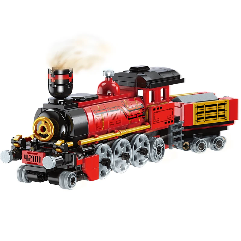 

Mailackers City Train Creator Steam Train Transformation Motorcycle Truck Building Blocks Bricks Educational Toys For Child Gift