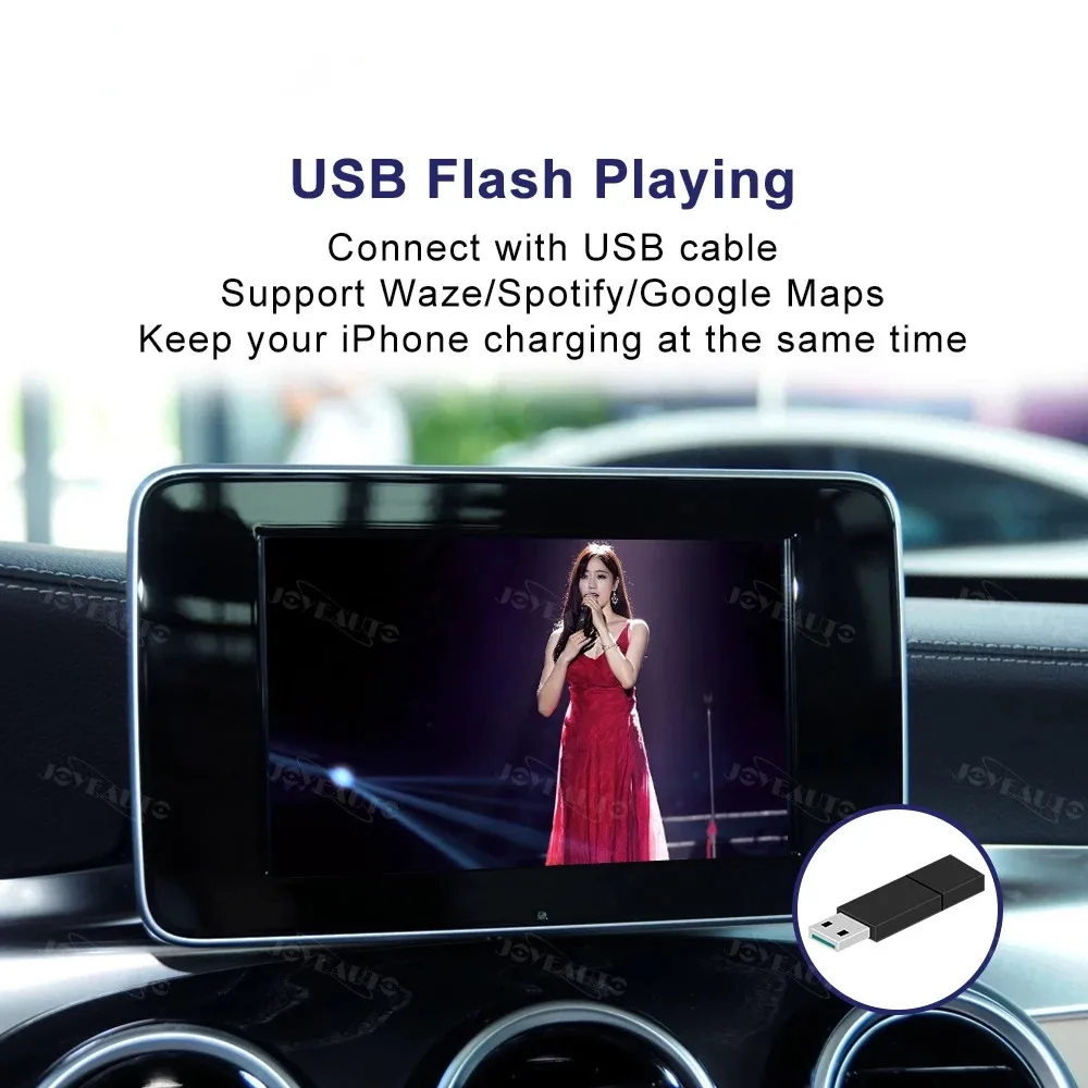 구매 Joyeauto 무선 Apple Carplay For Mercedes-Bens NTG5.5 새로운 E W213 안드로이드 자동 모듈 비파괴 설치