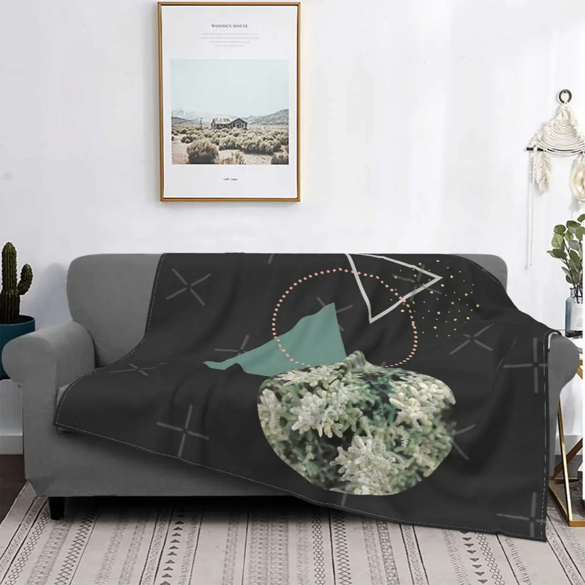 

Hello-Manta de invierno para niños, a cuadros para cama colcha, manta con capucha a cuadros de muselina