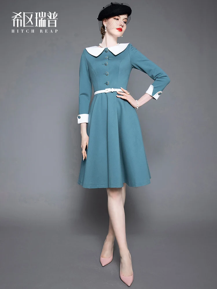

High End Luxury Age Reducing Dress For Women 2021 New French Style Regal Dress