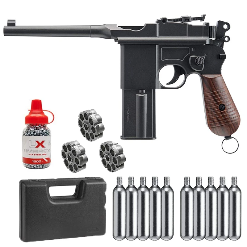 

M712 Blowback Automatic .177 Caliber BB+Gun Bullet Converter+10X12 Co2 Tanks+1500Ct Steel Bbs Home Deco Metal Wall Sign Vintage