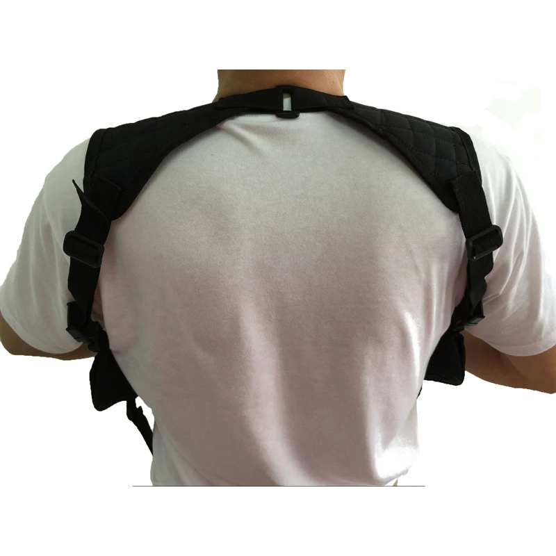 Тактическая нейлоновая кобура для пистолета с двойным плечом и перекрестным