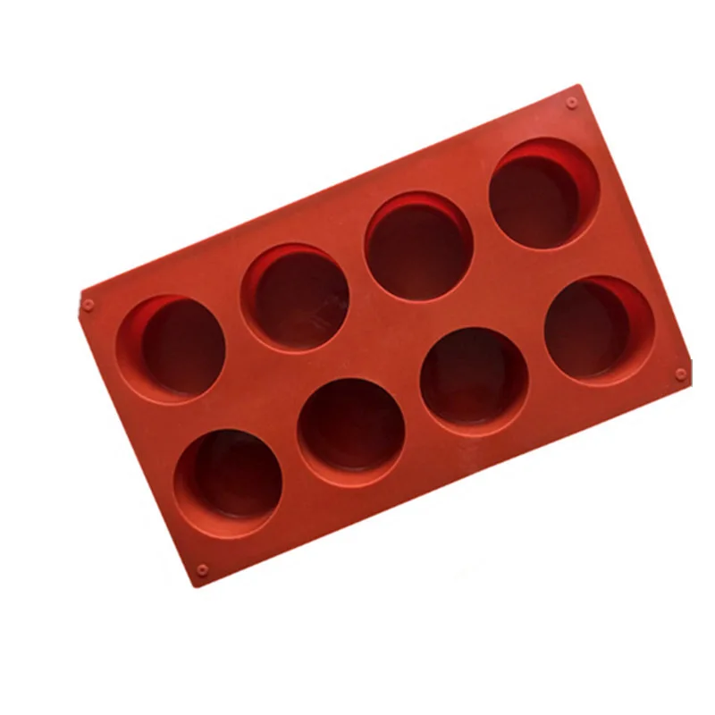 8 круглое отверстие форма для пирога силиконовые формы желе пудинга воск