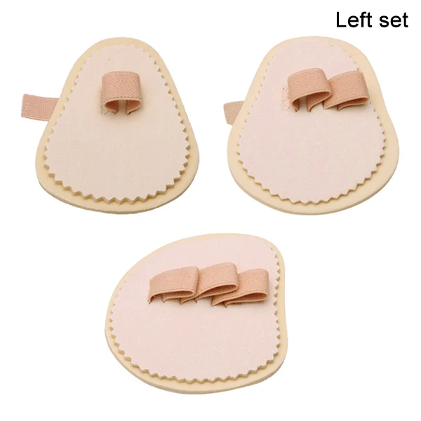 New 1 Pc Hammer Toe Straightener Bunion Protector Splint Overlap Toe Corrector - Цвет: Left set