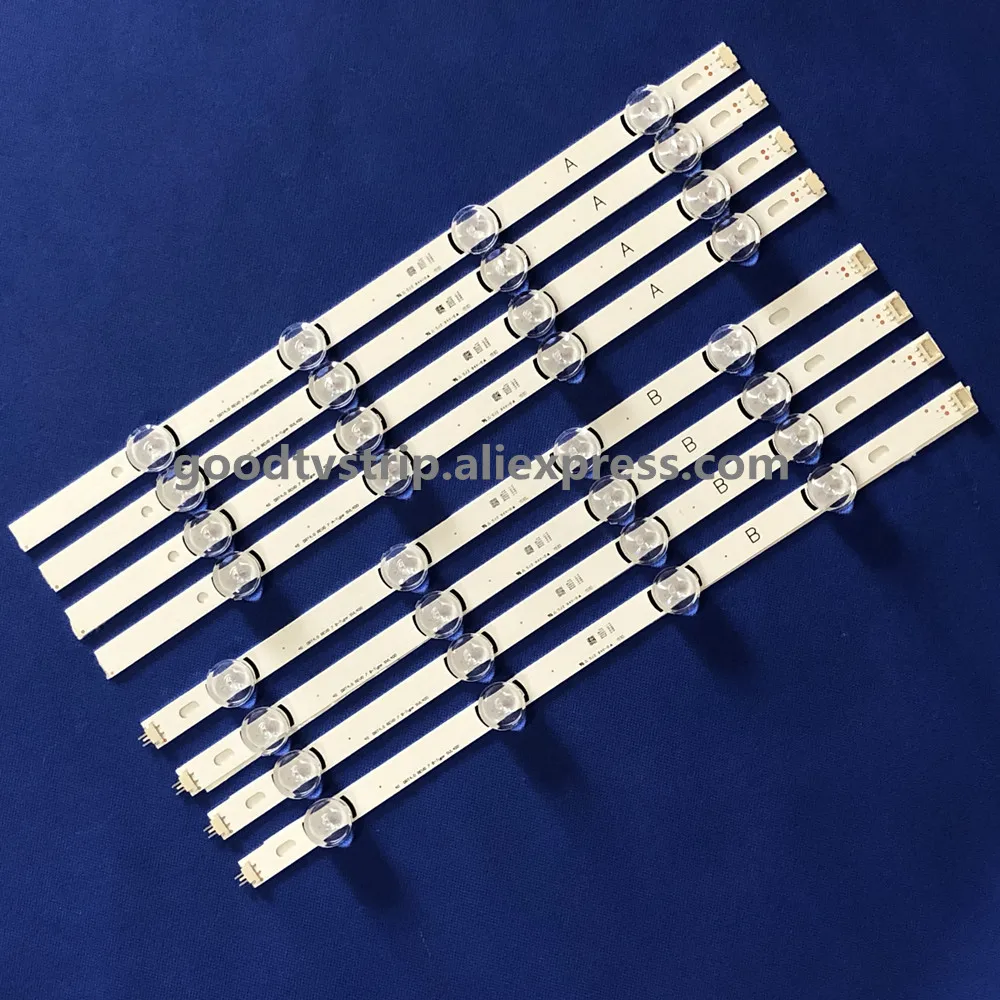 

8 PCS/set LED srip DRT4.0 40"A B type SVL400 for LG 40FL5300J INNOTEK 40FL5400 DRT 4.0 40"A B 4 LEDs 41.5cm