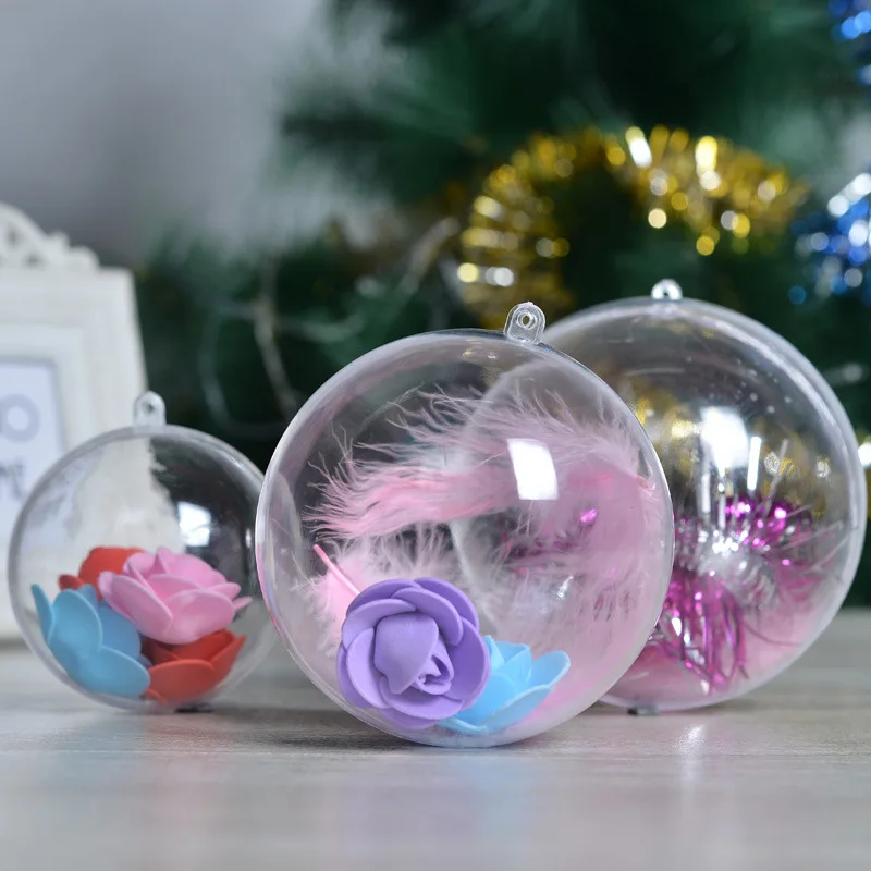 20 см акриловый шар прозрачный пластиковый для сохранения цветов контейнер
