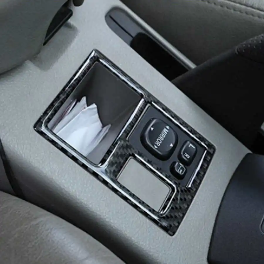 Автомобильная наклейка из углеродного волокна зеркало заднего вида Регулировка