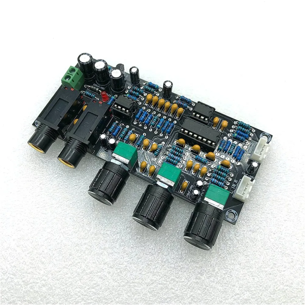 XH-M273 PT2399 цифровые микрофонные усилители доска реверберации караоке реверберации NE5532 Предварительный усилитель тональная плата