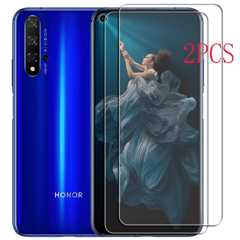 Закаленное стекло для Huawei Honor 20 Pro Защитная пленка YAL-AL10 L41 L21 AL00 TL00 2 шт. | Мобильные