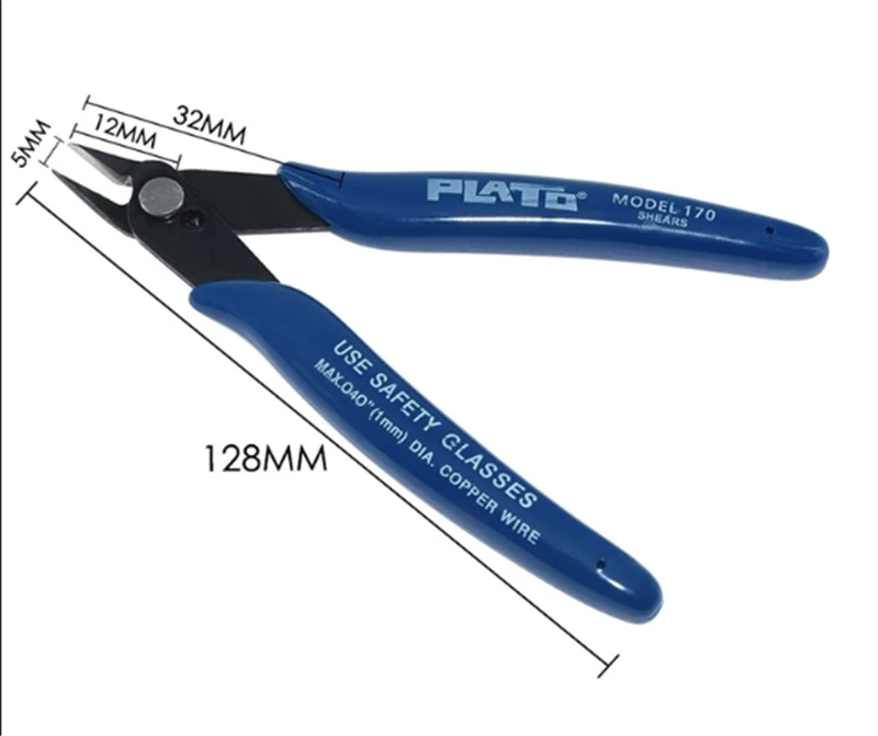 

TWO TREES DIY 2PCS Diagonal Pliers Trimming Side Cutters Electrical Wire Cutters Mini Hand Tools Flush Pliers For 3D Printers