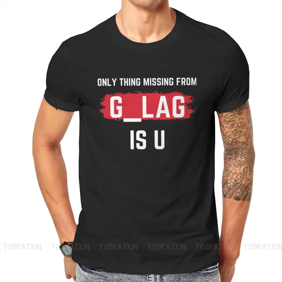 COD Main View Shooting Game TShirt for Men Missing from Gulag  Warzone , Funny Gaming Meme Soft Summer TShirt Novelty New Design