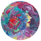 5001000 шт., деревянные круглые пазлы-калейдоскопы