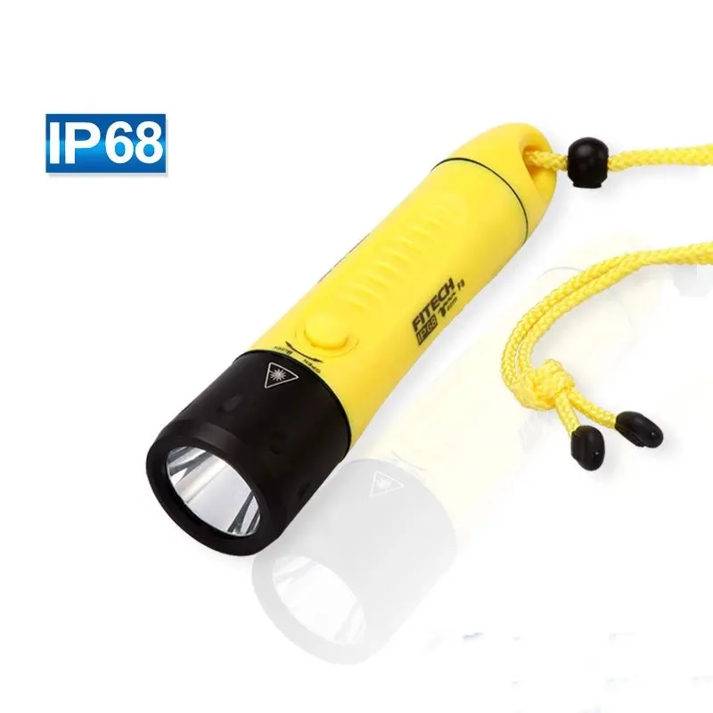 

IP68 rating magnetic control q5 1000 lumen rechargeable waterproof led diving flashlight with high quality