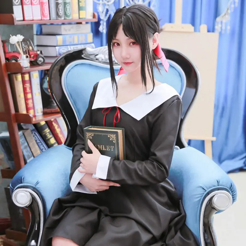Аниме Kaguya sama: Love is War карнавальный костюм Shinomiya платья для косплея Chika школьная