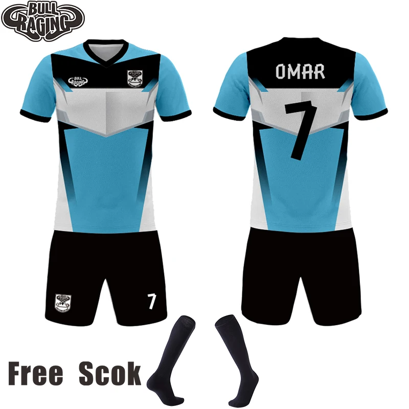 polyester mesh material custom sublimation create team jerseys made soccer uniform sets free sock | Спорт и развлечения