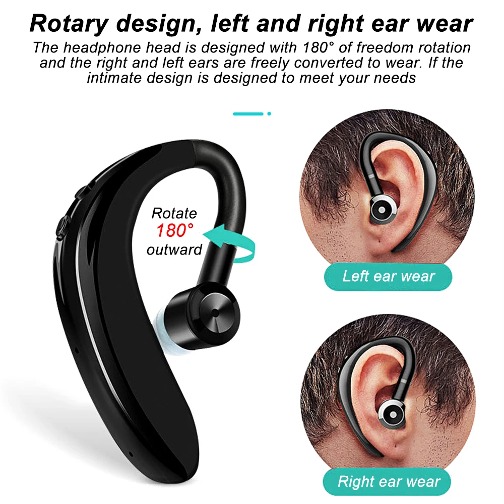 Беспроводные наушники Willkey S19 Bluetooth стерео бас звук ушной крючок Спортивная