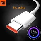 Оригинальное зарядное устройство с кабелем типа C для Xiaomi, быстрая зарядка для Poco M3 X3 NFC F2 Mi 11 9 Black Shark 3 Redmi Note 10 K40 K30 TipoC