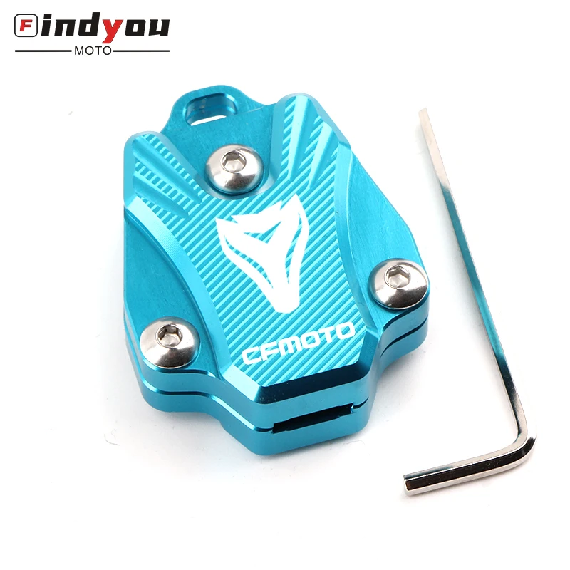 

New For CFMOTO motorcycle aluminum alloy key cover protective shell 400nk 250SR 650nk 400GT 650MT 150NK 250NK CF150 CF250 CF400