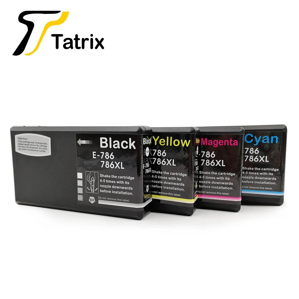 Чернильный картридж Tatrix T786 T7861 T786XL совместимый для струйного принтера Epson WorkForce Pro