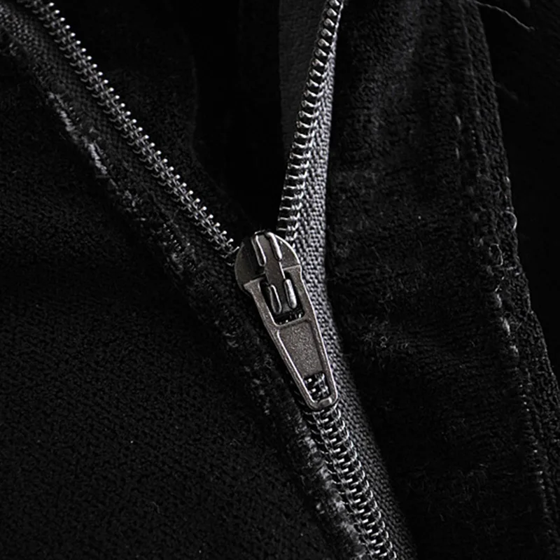 Винтажные элегантные черные бархатные прямые брюки для женщин 2019 модные офисные