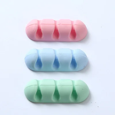 Двухклейкий кабель для передачи данных шнур менеджер 3 держатель проводов Riaba