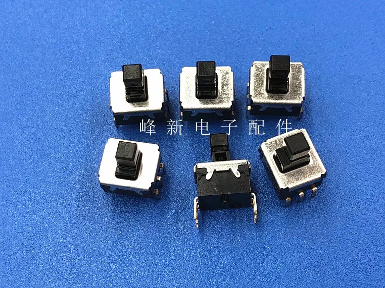 

6-контактный самоблокирующийся переключатель, двухрядный переключатель с замком, автомобильный Кондиционер, 5 шт.-1 лот