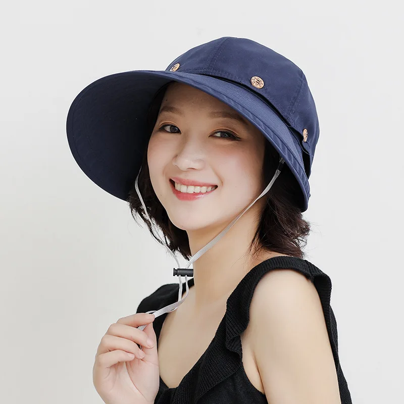 Sun Hats for Women Visors Hat Fishing Fisher Beach UV Protection Cap Black Casual Womens Summer Caps Ponytail Wide Brim | Аксессуары для