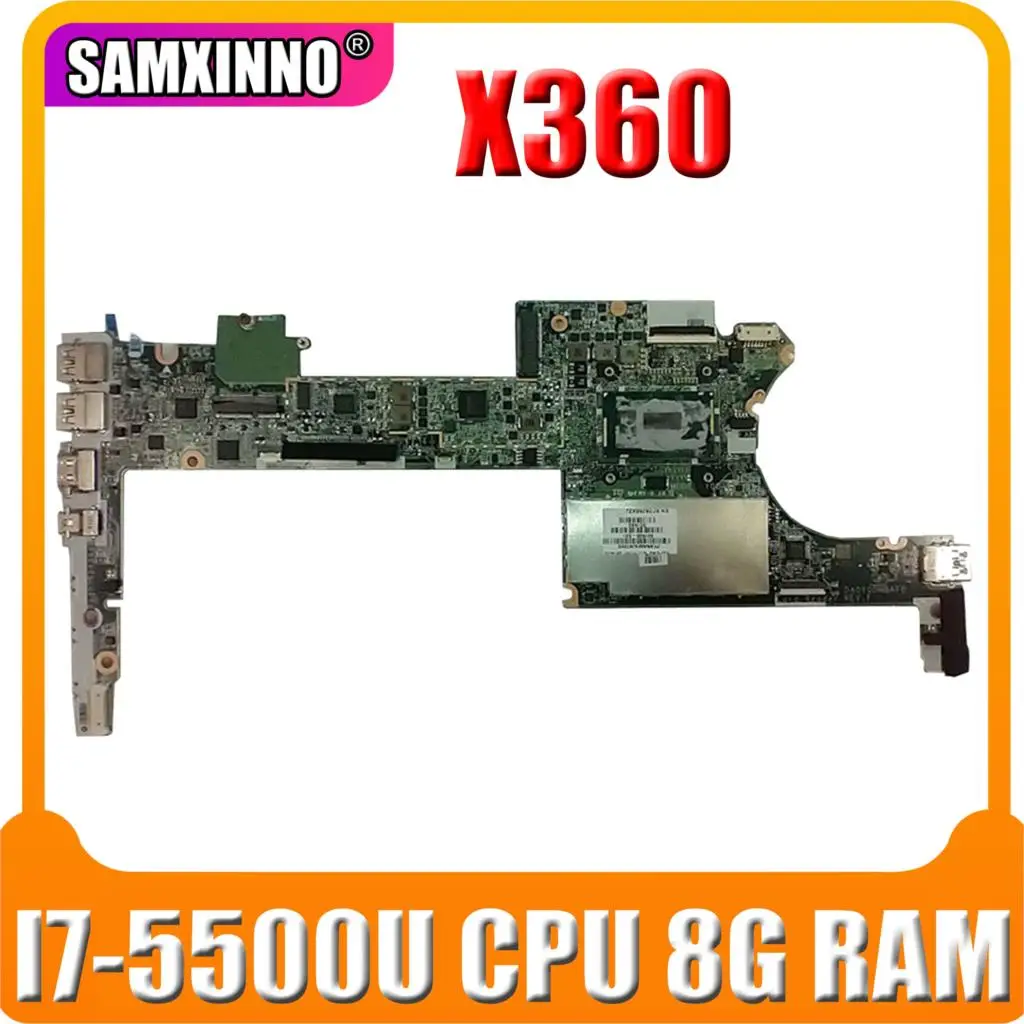 

801505-501 801505-001 801505-601 HP Spectre X360 G1 13-4000 13-4003DX DA0Y0DMBAF0 Series Laptop Motherboard i7-5500U cpu 8G Ram