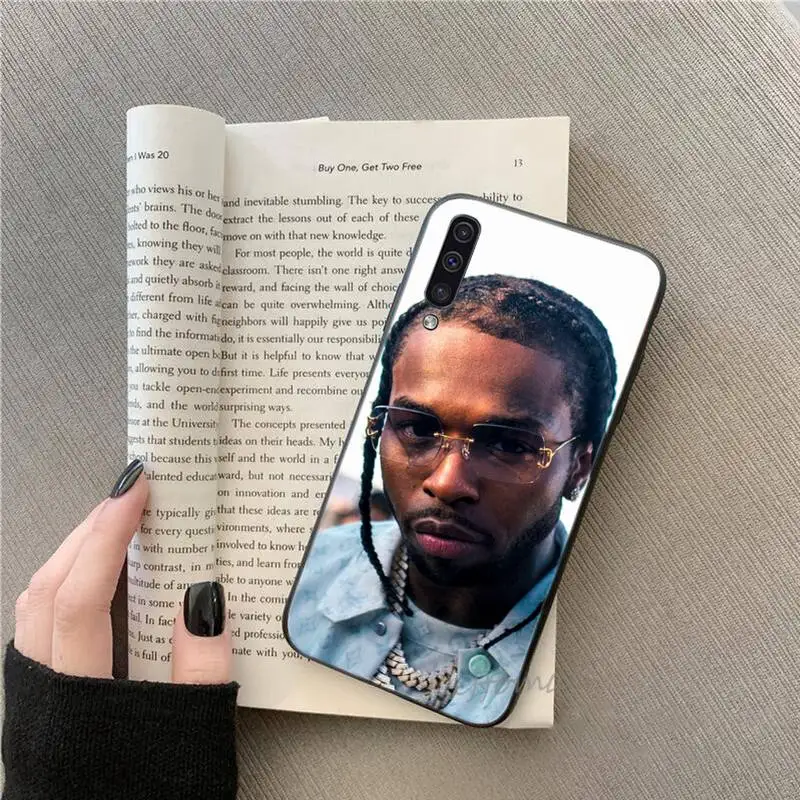 

Pop Smoke USA rapper singer Phone Case For Samsung galaxy S note 7 8 9 10 20 fe edge A 6 10 20 30 50 51 70 lite plus Soft Funda