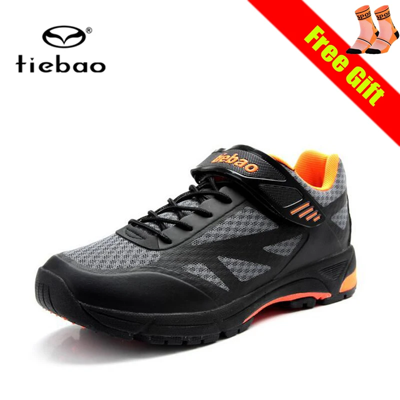 Tiebao Men Mountian Bike Shoes Sapatilha Ciclismo Mtb Cycling Sneakers Outdoor Professional Breathable Self-locking Cycling Shoe