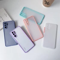 camera lens protection case for huawei p30 p20 p40 mate 20 pro phone case for honor 20 matte translucent shockproof cover