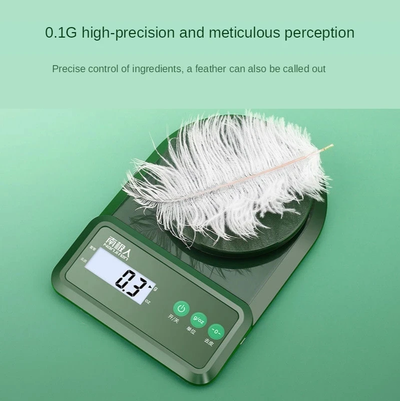 

Kitchen Electronic Scale High Precision Gram Measuring Scale Food Jewelry Scale Accurate Baking Scale Household 1G Balance 0.1G