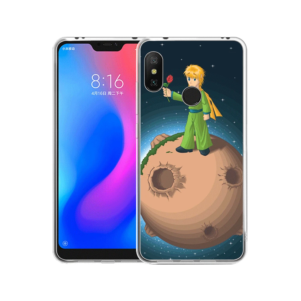 little prince fox quotes phone case for Xiaomi Mi 6 8 a1 2 5x 6x mix 2s F1 Lite Note 10 | Мобильные телефоны и аксессуары