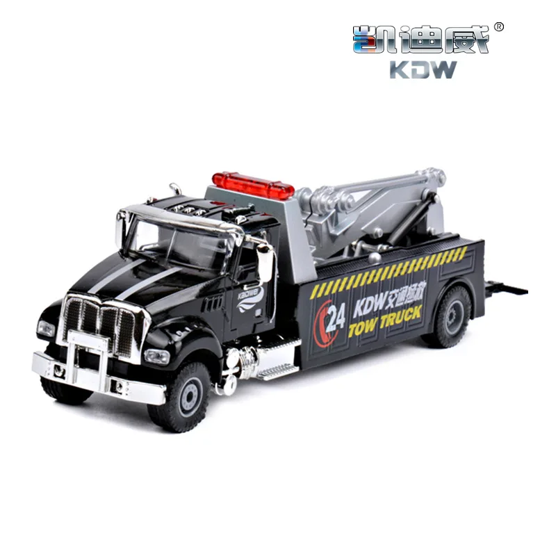 Модель автомобиля из сплава Инженерная техника спасательный тендер прицеп