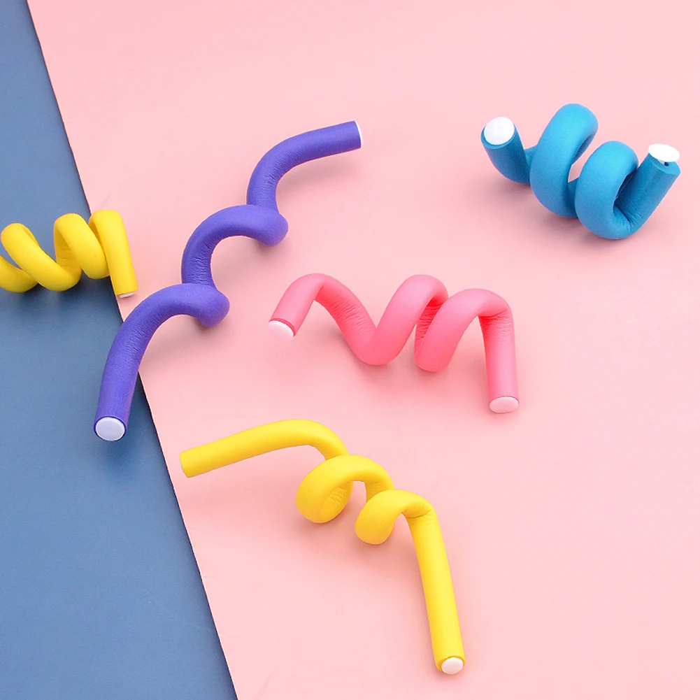 10 шт. Гибкая щипцы для завивки волос с стержень бигуди производители мягкий