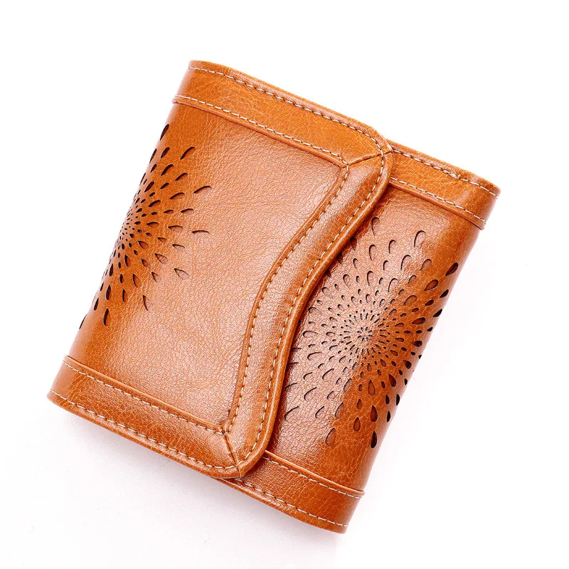 

2020 new wallet women fashion coin purse ladies short leather bag wallet wrist purse women bags designer