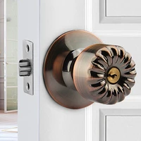 household mechanical door locks stainless steel interior spherical door handle lock hotel security door lock hardware supplies