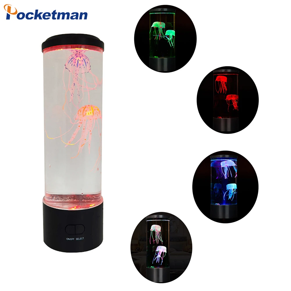 Светодиодный ночсветильник USB лампа для аквариума имитация Медузы светодиодный