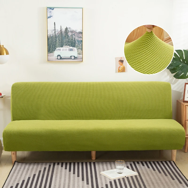 Чехол для дивана без поручней комплект покрытий из эластичной ткани 15 цветов |