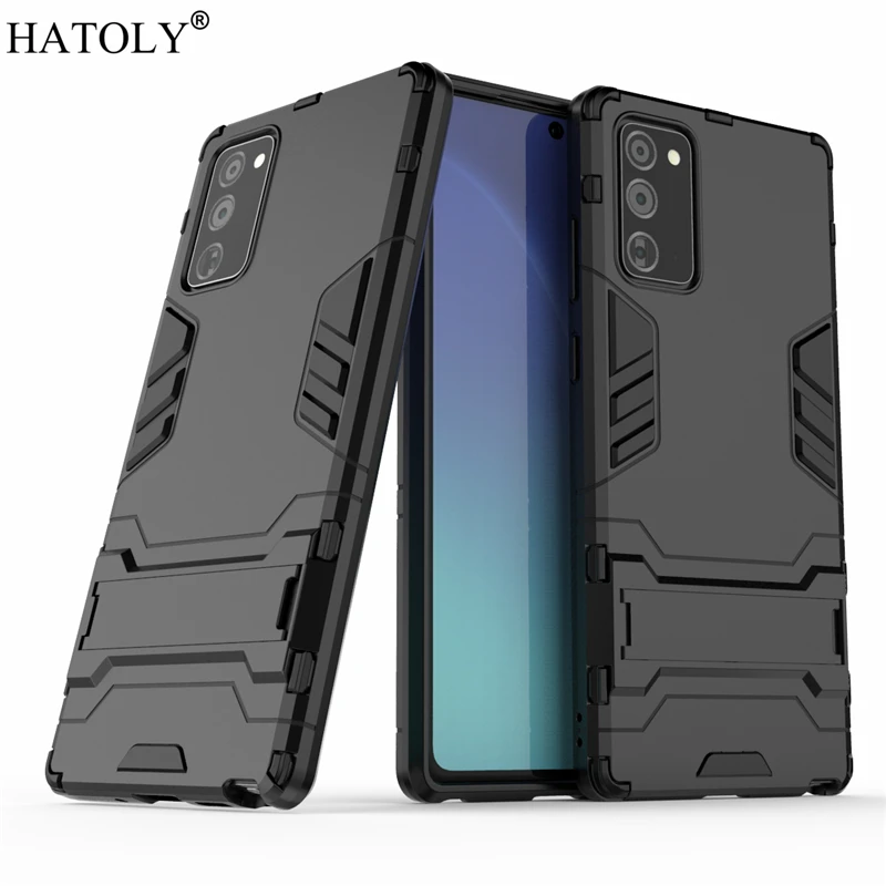 Защитный чехол для Samsung Galaxy Note20 Note10 Lite S20 A21S Robot силиконовый резиновый ЖЕСТКИЙ