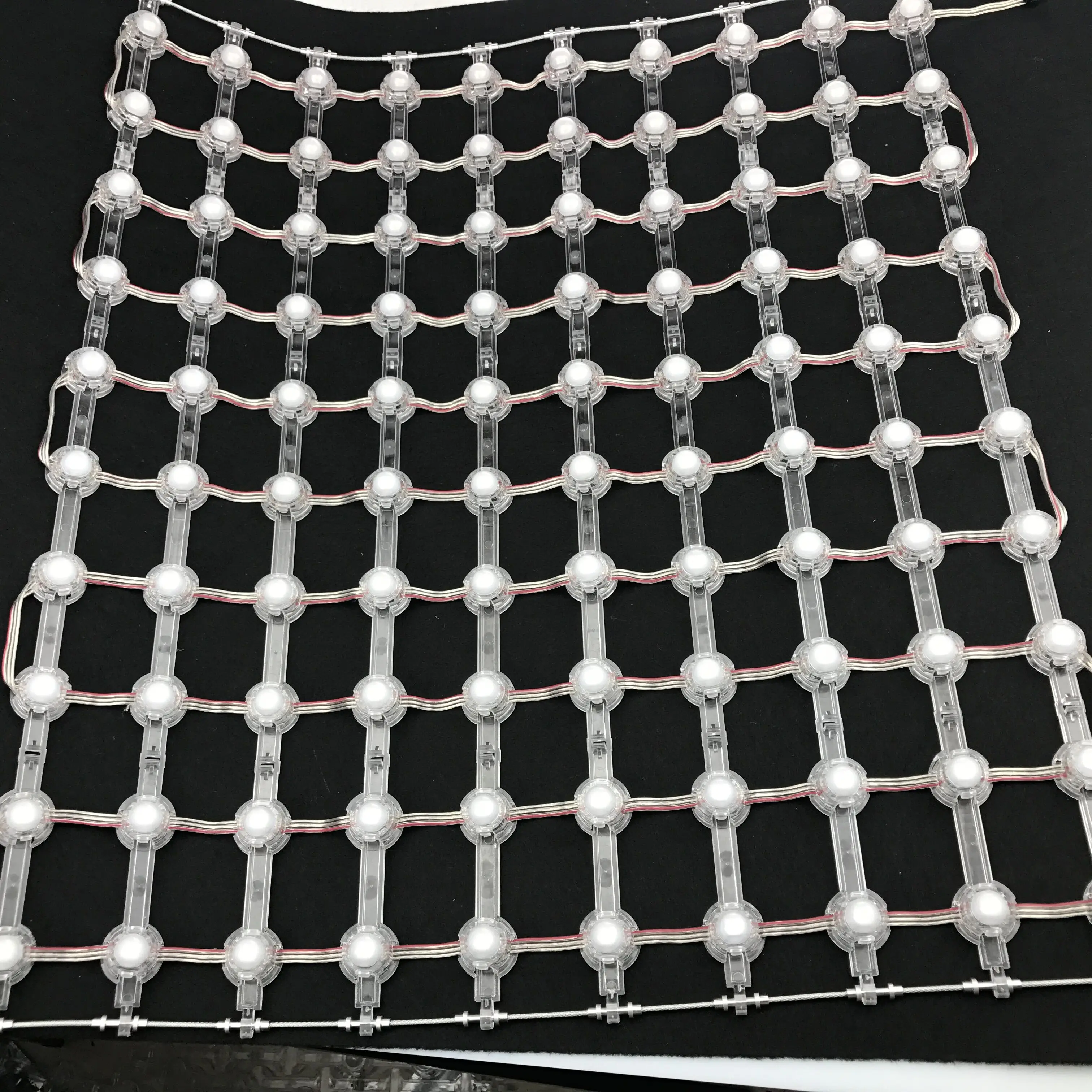 Светодиодный пиксельный матрица с шагом 55 мм 12 В постоянного тока WS2815 IC диаметр 20