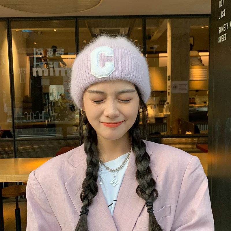 Новинка 2021 зимняя женская шапка USPOP вязаные шерстяные шапки мягкие толстые