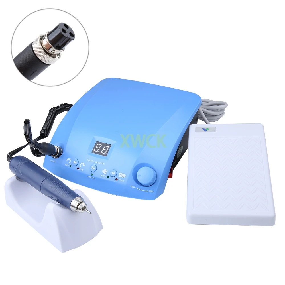 50, 000 RPM Non-Carbon Brushless NEW Design Dental Micromotor Polishing Unit with lab handpiece dental micro motor Powerful