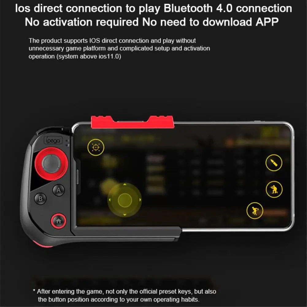 Беспроводной Bluetooth геймпад GloryStar IPEGA игровой контроллер Pubg Red Spider для Android /IOS