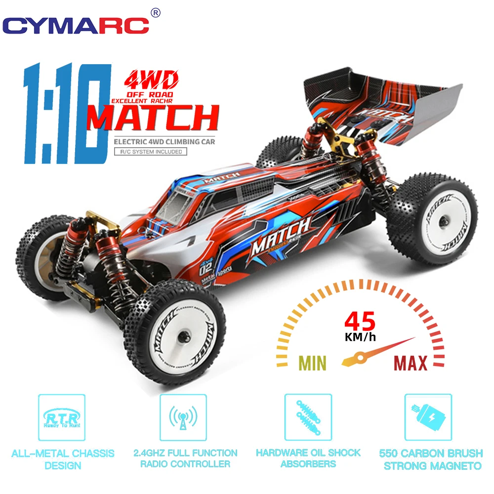 WLtoys 104001 Rc автомобиль 1/10 2 4G скоростной гоночный 4WD привод внедорожные автомобили