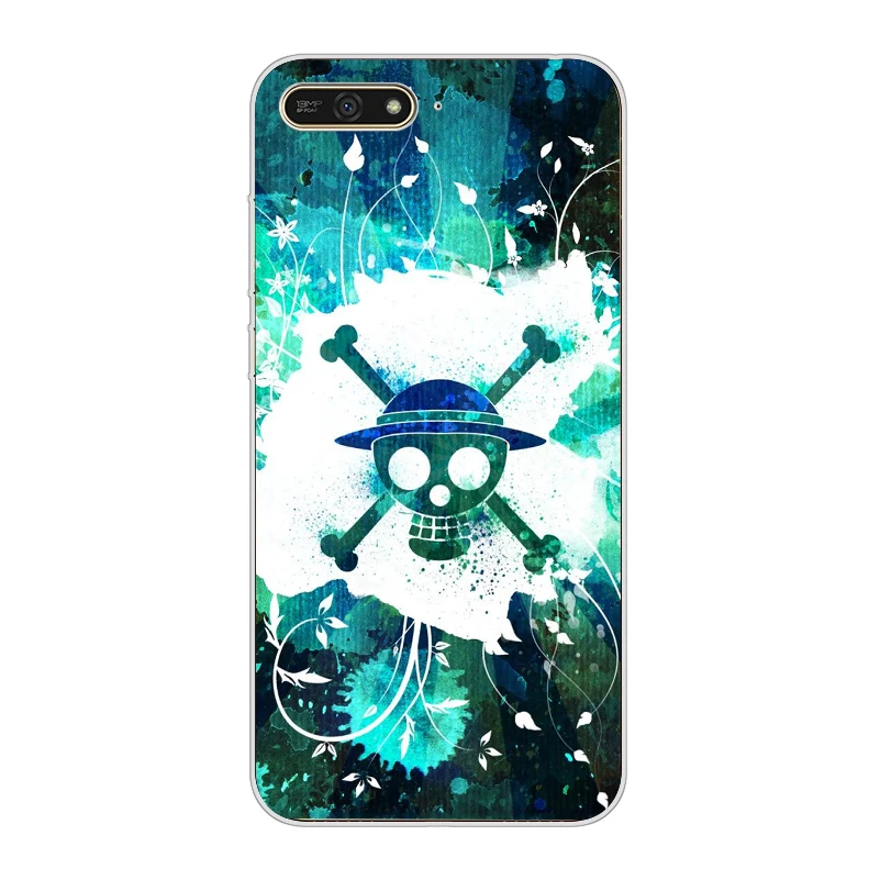 

ciciber Anime One Piece Luffy Cover For Huawei Y9 2019 Y9 2018 Y7 Prime Y6 2018 Y6 Pro 2017 Y5 2017 Phone Case Soft TPU Coque