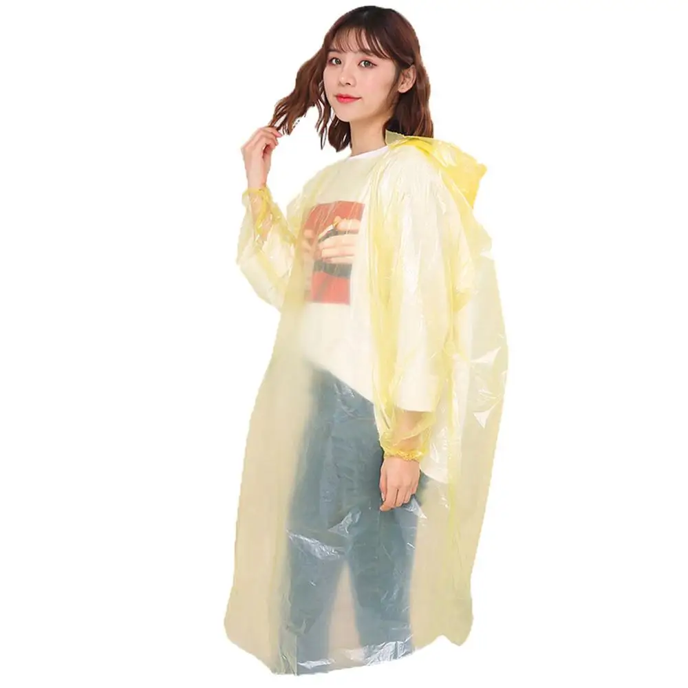 Одноразовый дождевик для улицы Пешие прогулки горный защитный одноразовый