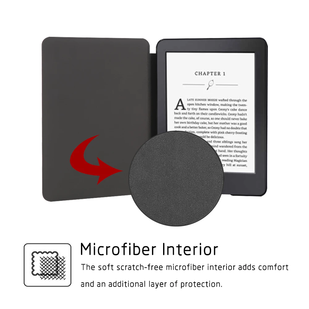 Ультратонкий Модный чехол-книжка Kindle Smart Folio из искусственной кожи для нового Kindle Paperwhite 4 10-го поколения, защитный чехол